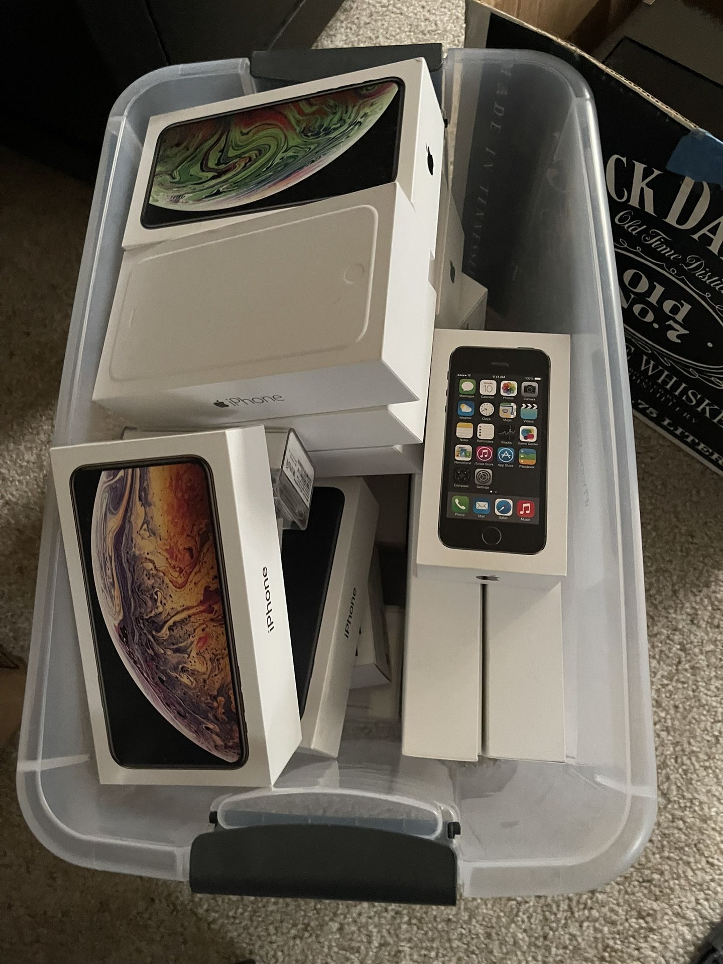 Apple Product Boxes And accessories