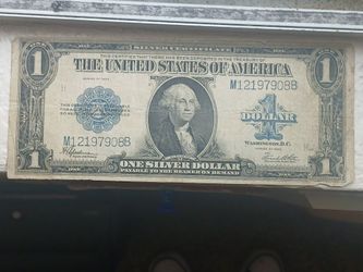 1923 Silver Certificate Horseblanket Dollar Note 