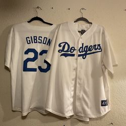 MLB DOGERS JERSEYS K GIBSON N A BLANK DOGERS 