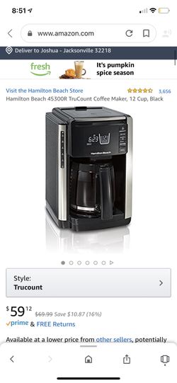 Hamilton Beach - TruCount 12-Cup Coffee Maker