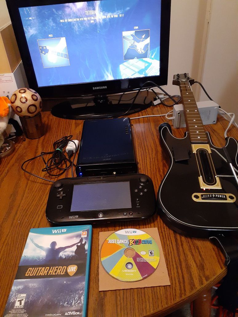 Nintendo wii u full system with games