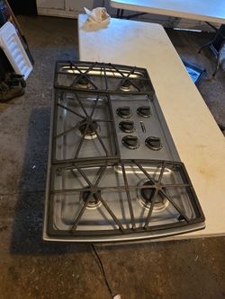 Gas cook top kitchen Aid