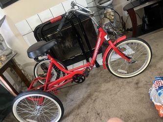 Red Trike Stowaway Tricycle