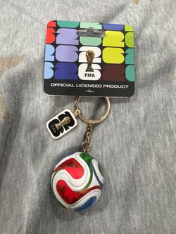 FIFA World Cup 2026 Soccer Ball Keychain Official Licensed Product Brand New