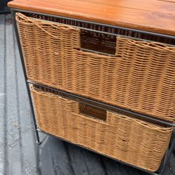 Little Table With Baskets 