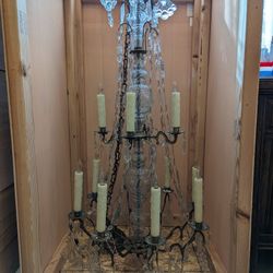 4' Antique chandelier 