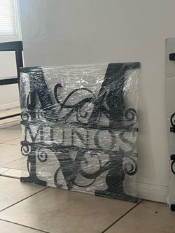 Metal sign 24x24 MUÑOS