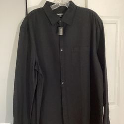Men’s Express Long Sleeve Shirt Size XL NWT