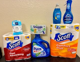 $25 Purex 115 load laundry detergent and household bundle- Temecula