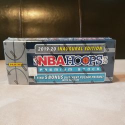 2020 NBA Hoops Premium Stock Basketball Trading Card Factory Set Online Only
