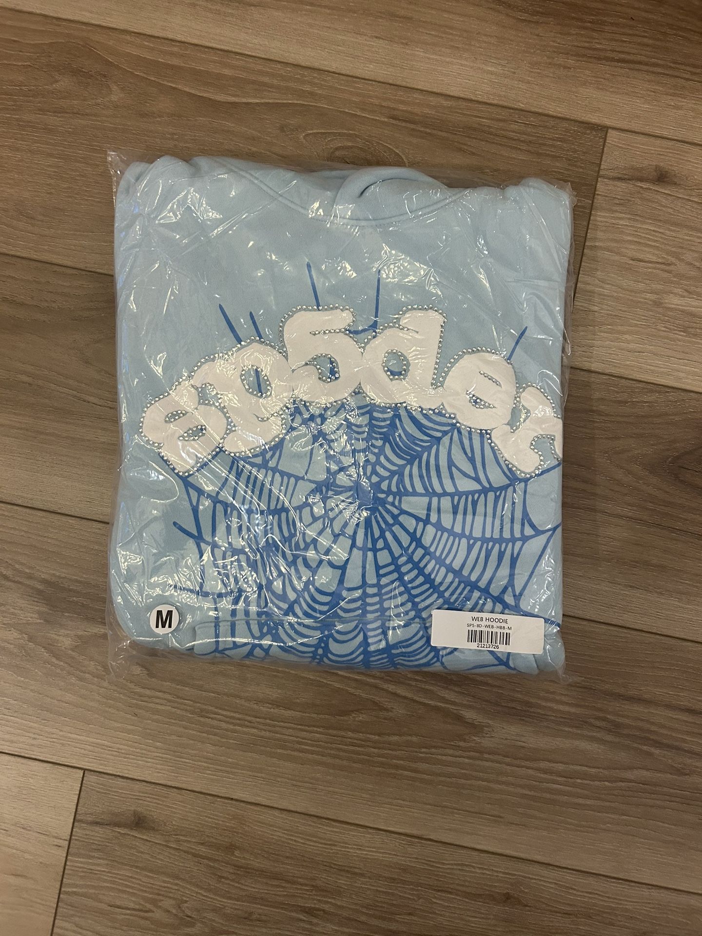 Sky Blue Sp5der Hoodie