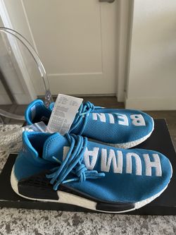 Adidas NMD Hu Pharrell Human Being Sharp Blue Blue for Sale in