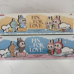 AUTHENTIC POP MART LABUBU - PIN FOR LOVE - SEALED BLIND BOX CASE