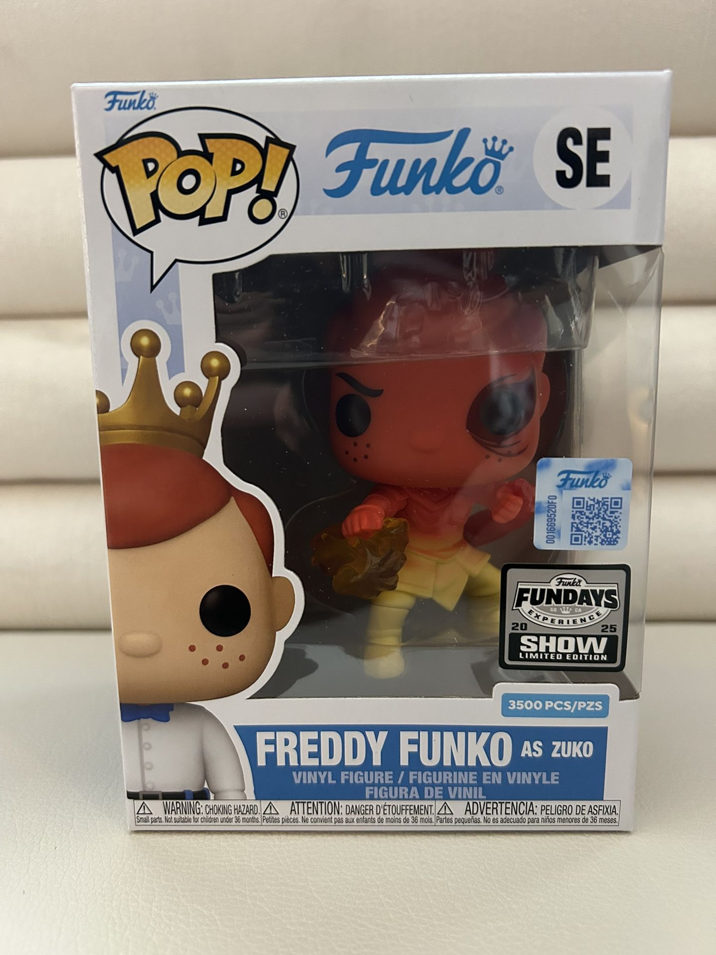 Funko Pop Fundays 2025: Freddy As Zuko LE 3500 Avatar