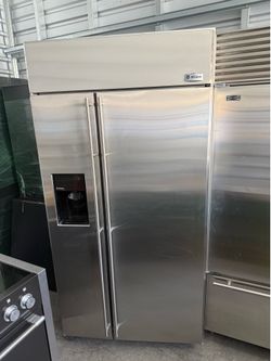 GE Monogram 42” Built-In Side-by-Side Refrigerator – Works Perfect – Stainless