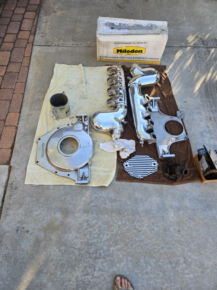 460 Ford Big Block Jet Boat Parts Engine Hardin Marine Glenwood Logs Polished