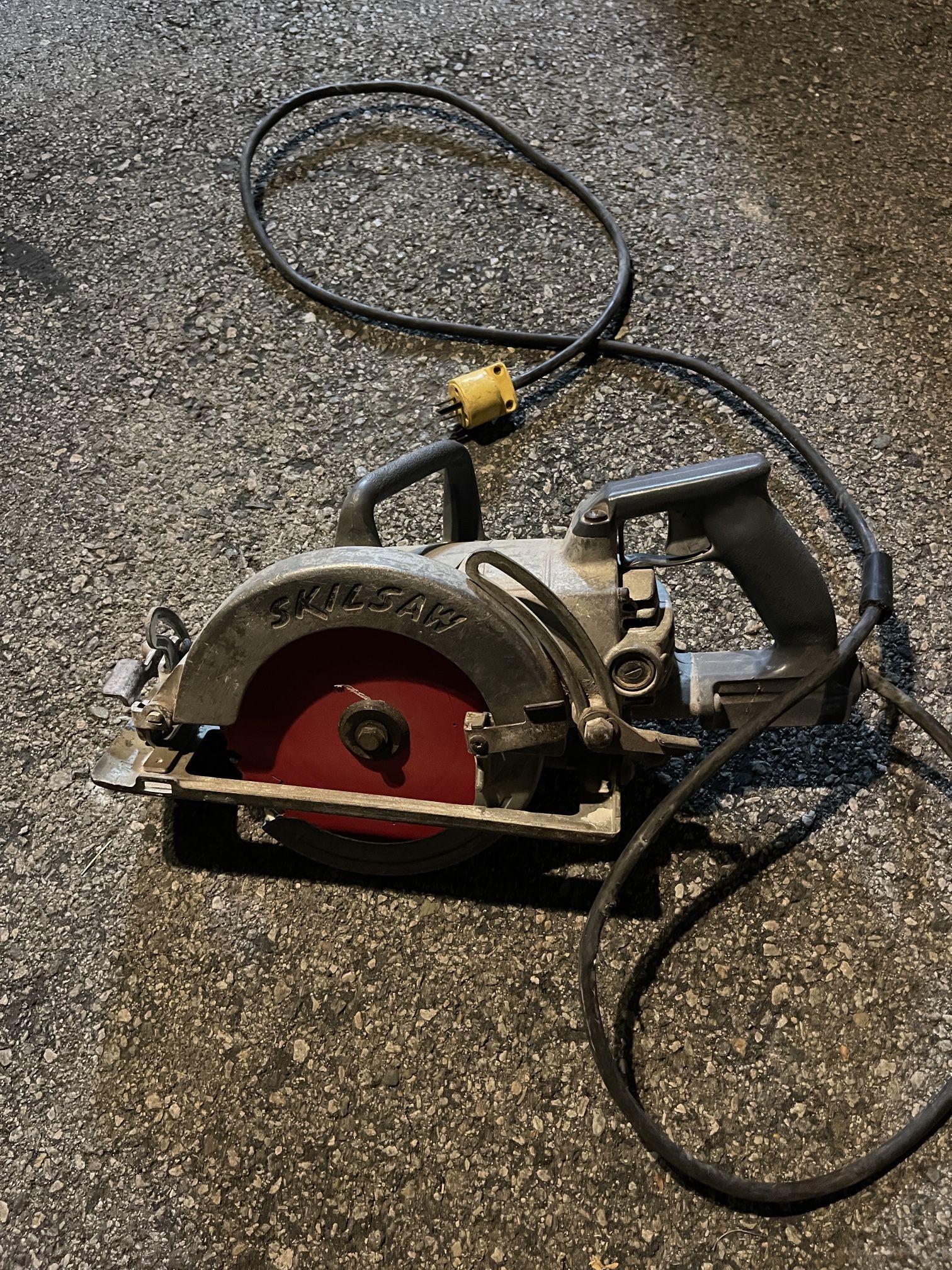 Skilsaw Hd77 Circular Saw Vintage Made In USA 7 1/4”