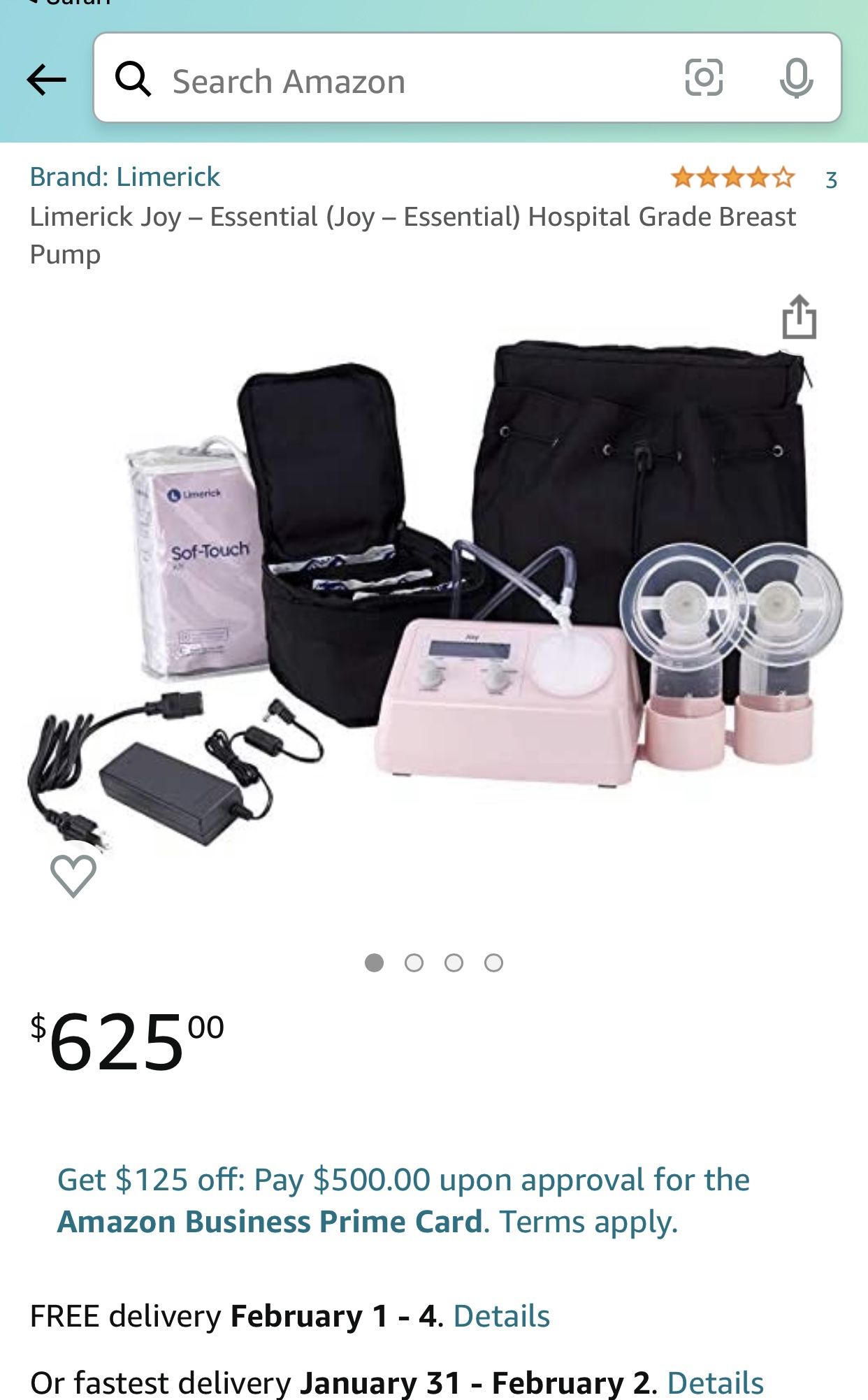 Limerick Joy ES – Essential Hospital Grade Breast Pump + Extra Set Of Everything