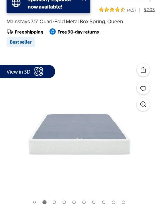 Queen Size Box Spring (NEW) 