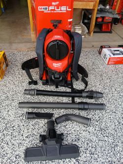 BACKPACK VACUUM MILWAUKEE TOOL ONLY