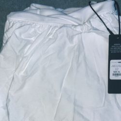 White skirt bubble fashion nova