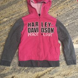 Genuine Harley-Davidson Girls Hoodie Jacket 7/8