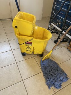 New Commercial Mop Bucket And Mop