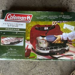 Coleman Perfectflow Stove Propane, Dual Burners 