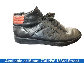 Gucci High Top Boots Black