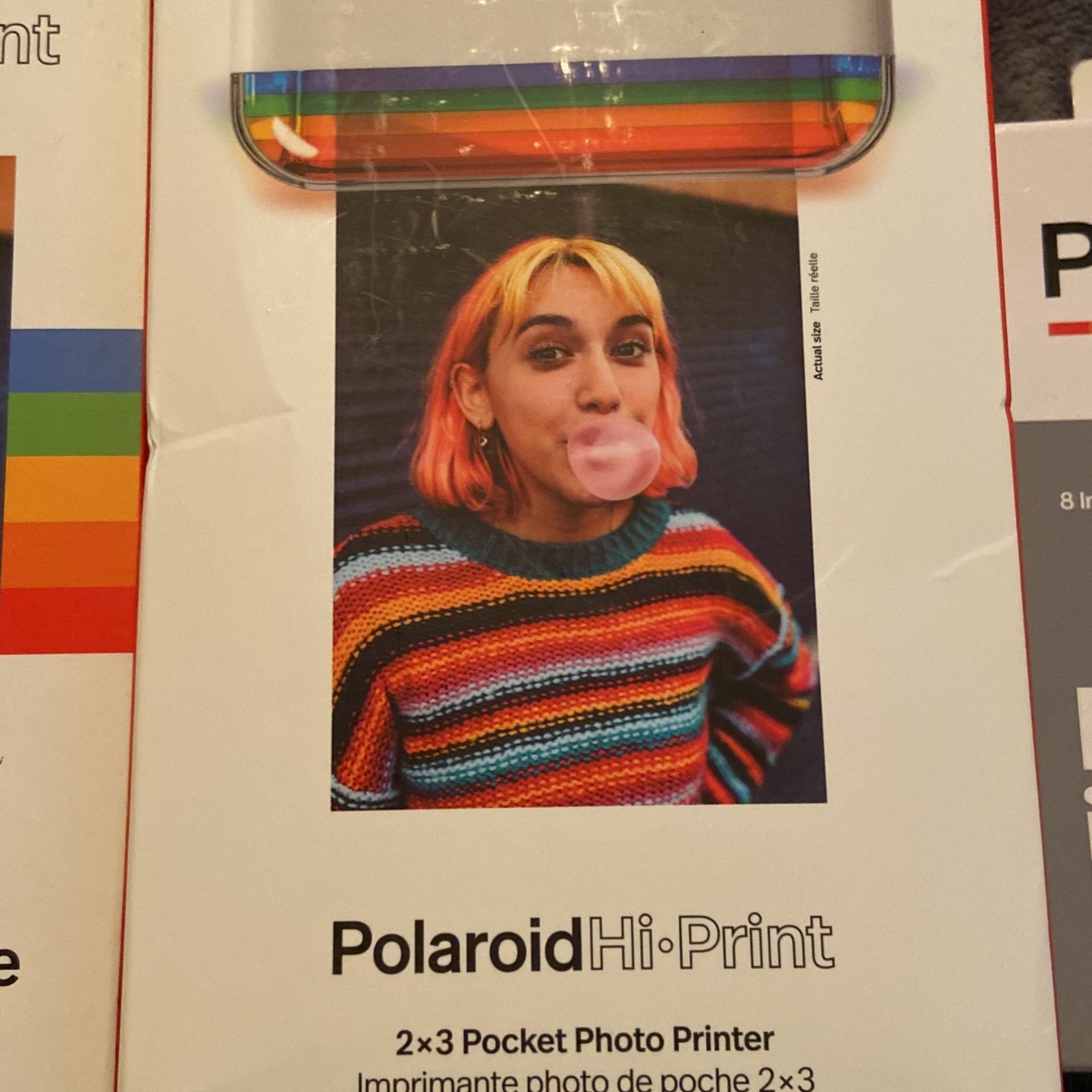 Polaroid hi print pockpaper cartridge and I type film brand new inboxes