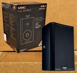 QSC Powered Speaker 8 Inch Active PA Monitor 2000 Watt Loudspeaker K8.2 🚨 Payment Options Available 🚨 No Credit Needed 🚨