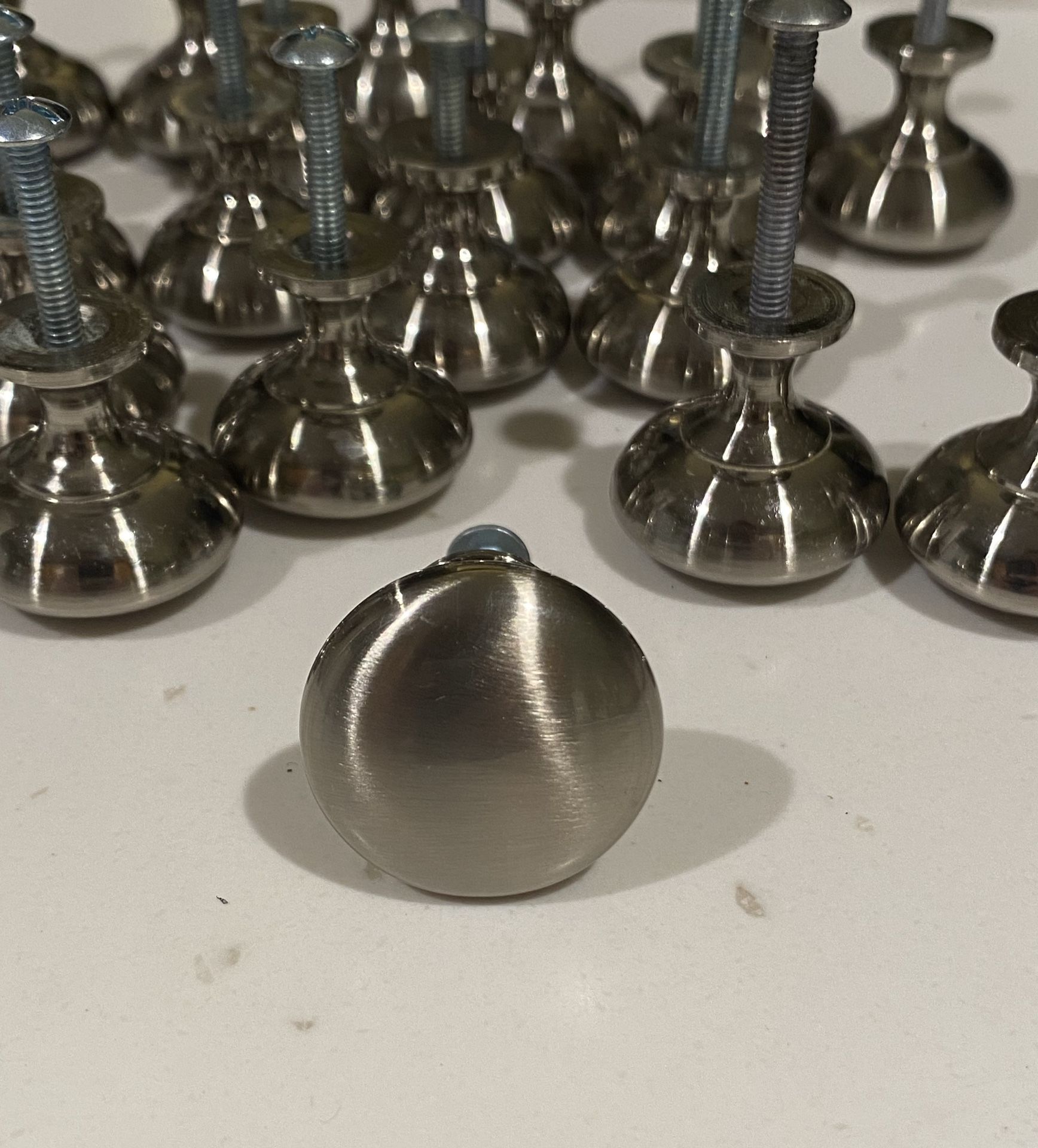 25 Satin Nickel Cabinet Knobs
