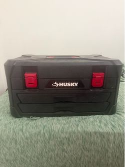 Husky 244-Piece SAE/Metric Mechanics Tool Set with Tool Box