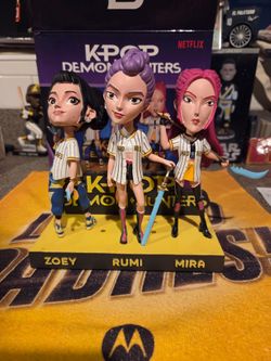 KPOP DEMON HUNTERS Zoey Rumi Mira Bobblehead - Padres Theme Game 9/19/ 2026