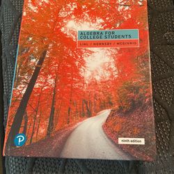 Algebra For College Students ninth Edition 9th