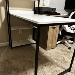 White Office Desk