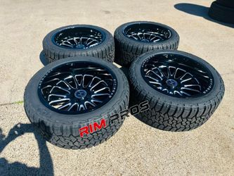 20X10 RIM WITH 33125020/35" TIRES WE OFFER 120 DAYS OPTION 5-6&8 LUG AVAILABLE