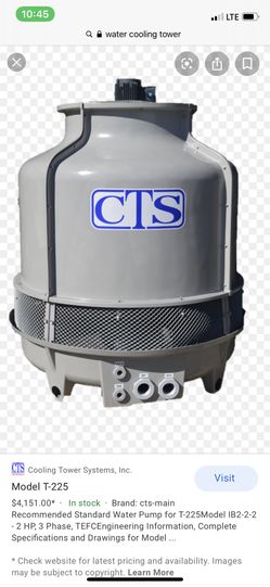 Water cooler or water chiller