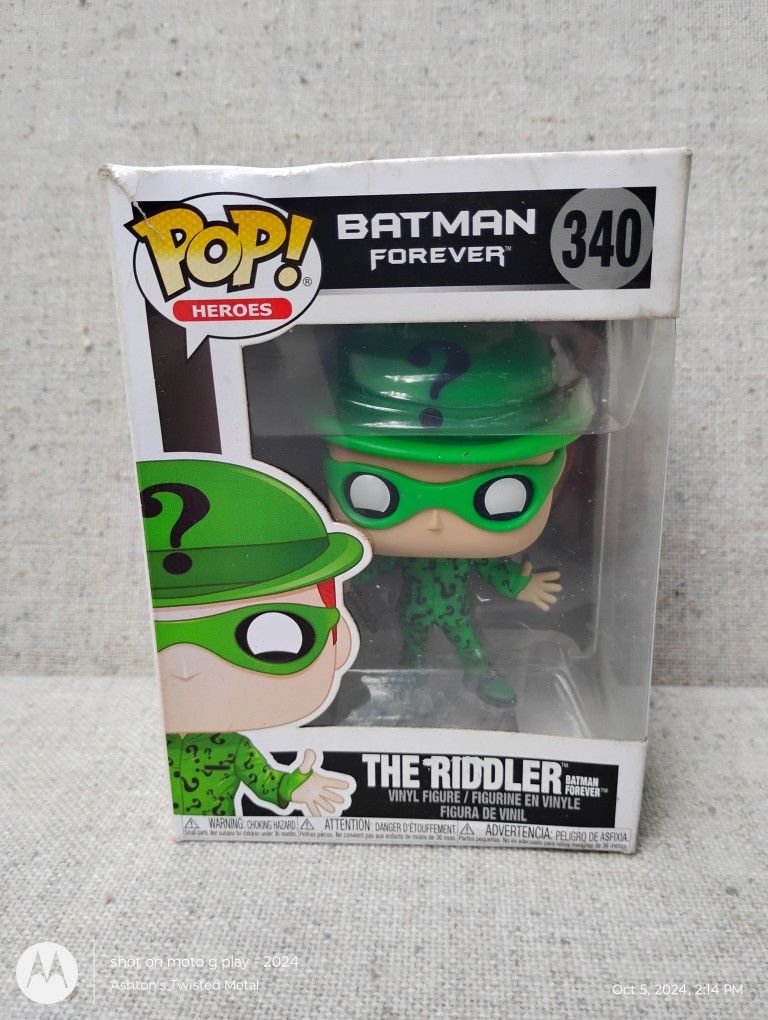 Funko Pops Heroes The Riddler #340