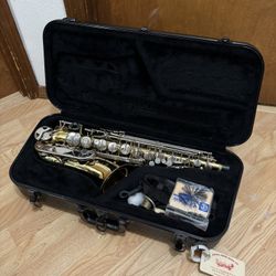 Beginner Alto Saxophone with case