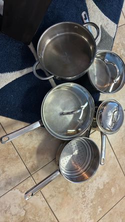 8-pc Stainless Steel Cookware Set