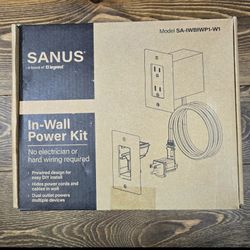 Sanus SA-IWBIWP1-W1 In-Wall Power Kit for TV Media In-Wall Box