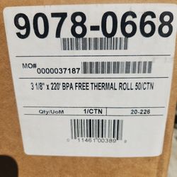 Thermal Printer Paper 50 Rolls 3 1/8 x 220'