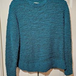 Style and co Green petite medium sweater