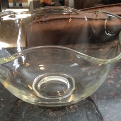 Crystal Glass Salad Bowl