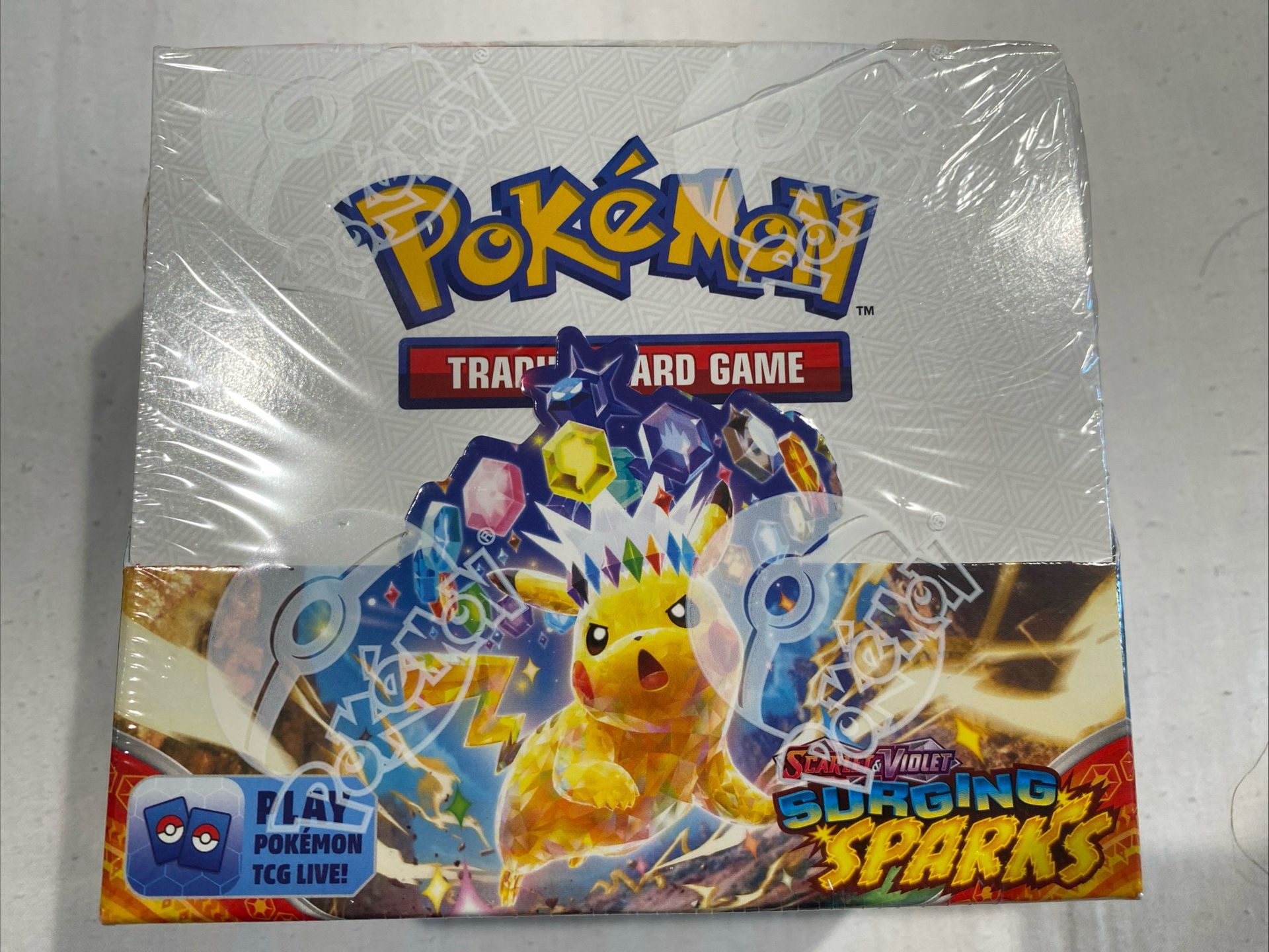 Surging Sparks Booster Box NEW MINT CONDITION FACTORY SEALED RARE