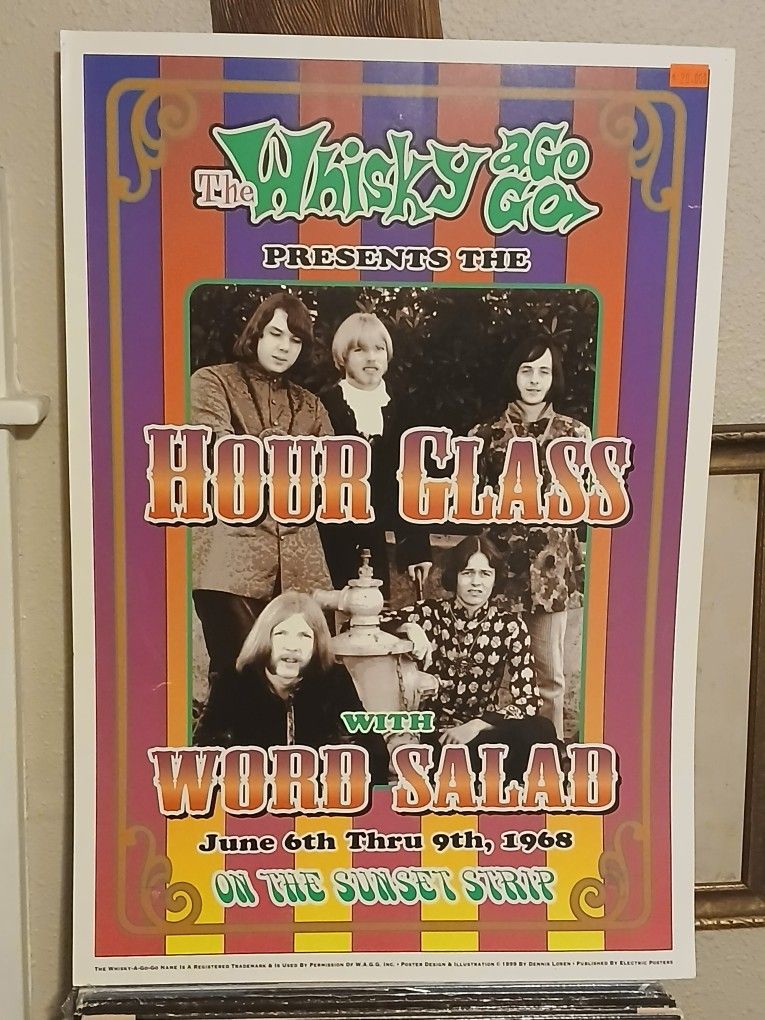 Hour Glass Promotional Concert Poster ☆ Gregg Allman