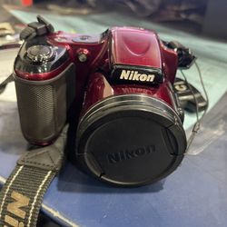 Red Nikon Coolpix L820