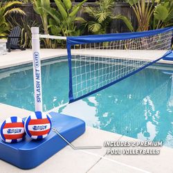 New GoSports Splash Elite Pool Volleyball Game Net & Balls