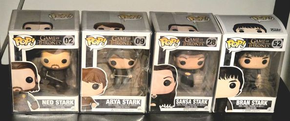 Funko Pop Game of Thrones Stark Family Set of 4